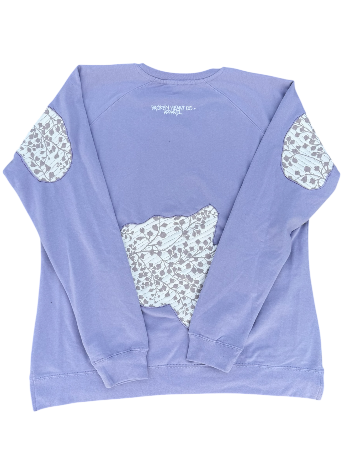 Broken Heart Co. Apparel- Quilted Sweatshirt