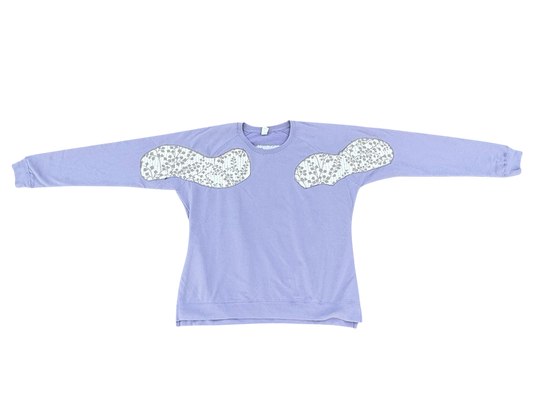 Broken Heart Co. Apparel- Quilted Sweatshirt